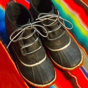 Sorel Out and About Leather Lace Up Boots